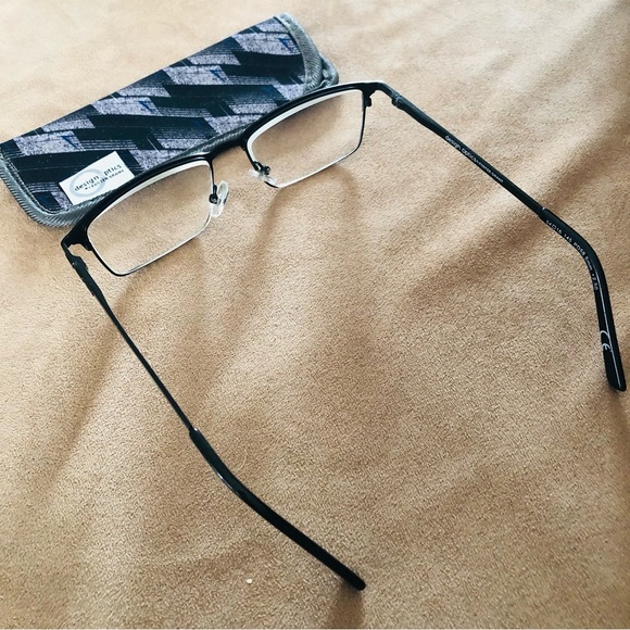 💜 Foster Grant Design Optics +2.50 Reading Glasses Black 54 16 145 with Case - Picture 2 of 11